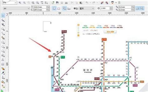 CorelDraw X4怎么制作深圳地铁线路图？绘制深圳地铁线路图教程分享_游戏爱好者