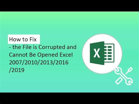Image result for Open Corrupted Excel File