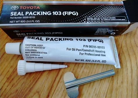 Genuine Toyota Fluid 00295-00103 Formed-in-Place Oil Pan Gasket - 3 oz. Tube | eBay