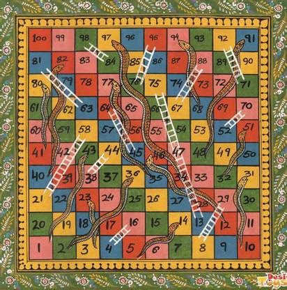Desi Toys Saap Seedi Ka Khel Khazana Strategy & War Games Board Game ...