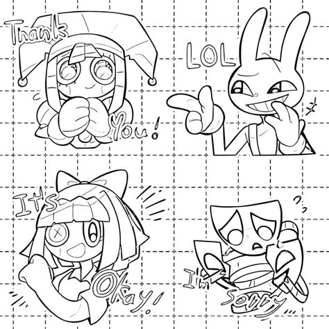 The Amazing Digital Circus Jax coloring page - Download, Print or Color ...