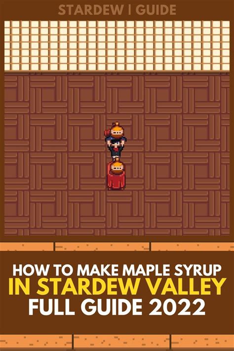 the cover for how to make maple syrup in stardew valley