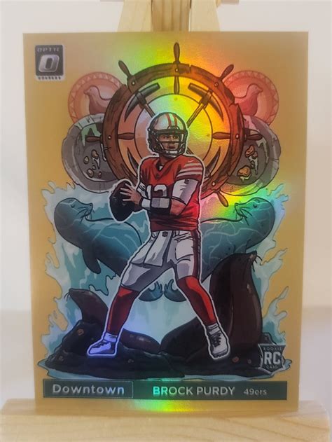 Brock Purdy 2022 Donruss Optic Downtown Rookie Novelty NFL Football ...