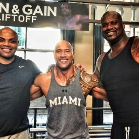 Charles Barkley, Dwayne “The Rock” Johnson, and Shaq = Three Units : r ...