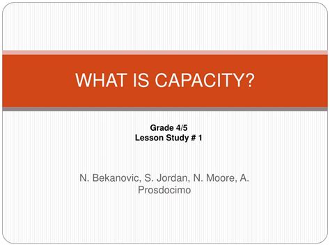 Image result for Capacity Short Form