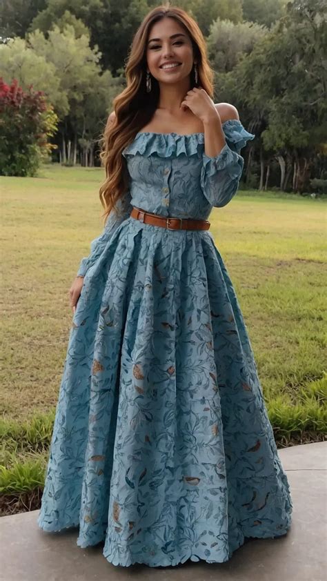 Twirl into Spring: 15 Stunning Blue Floral Frock Outfit Ideas - Inspire ...