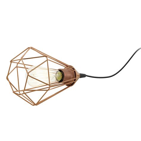 Lampa stołowa BYRON miedziana E27 INSPIRE - Leroy Merlin