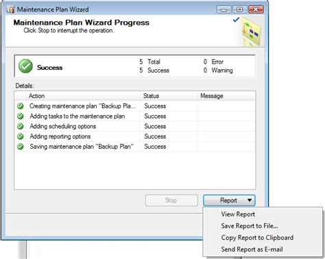 Creating Maintenance Plans in SQL Server 2005/2008 R2