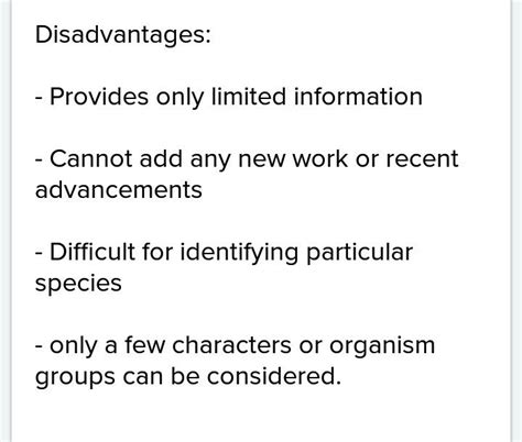 What are the disadvantages of artificial system of classification ...