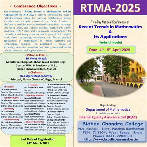 Workshops/Conferences in Mathematics – P Kalika