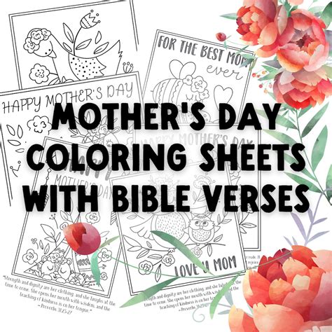 Mothers Day Bible Verse Coloring Pages