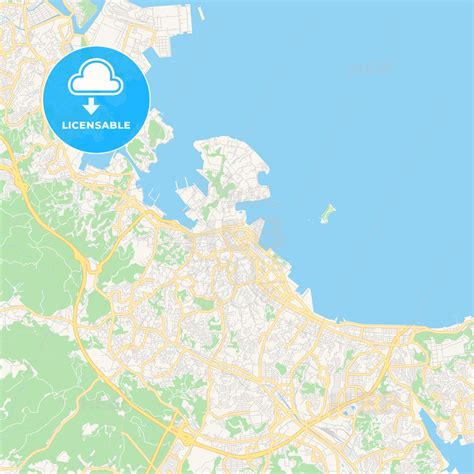 Printable street map of Yokosuka, Japan - HEBSTREITS