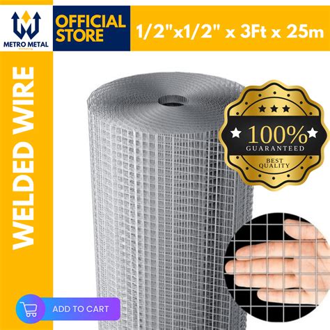 Welded Wire Mesh 3 Ft (1/2x1/2) 25 meters Roll | Lazada PH