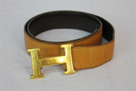 Hermes Leather Belt with Iconic H Buckle. Reversible. Pre-Sale Estimate ...
