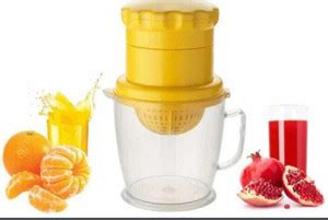 Homeunity Plastic 2-in-1 Hand Press Juicer for Orange, Grapes ...