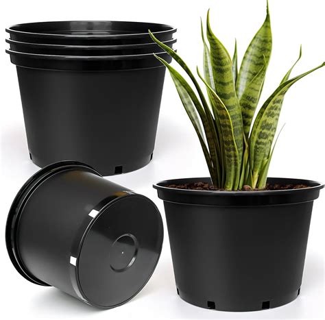 Amazon.com: RooTrimmer 7 Gallon Plastic Nursery Pots, 15 Inch Large ...