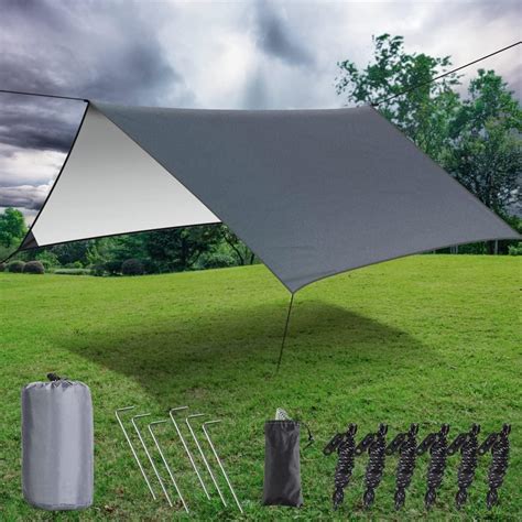 Hammock Rain Fly Tarp Bearhard Waterproof Camping Tarp 10x12 Ft - PU ...