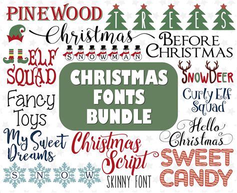 Top 26+ Christmas Google Fonts Set Ttf