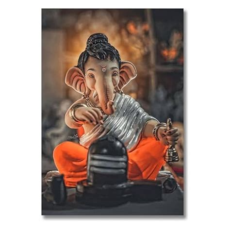Lord Ganesha | Hindu God Posters for Wall | A3 and A4 sizes | 400 GSM ...