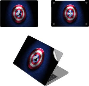 GADGETSWRAP GW-69389 captain america shield Top & Bottom Skin for 12 ...