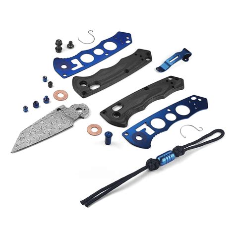 Benchmade Gold Class Full Immunity Damasteel Carbon Fiber Blue - 290 ...