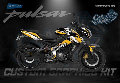 Crazzywraps Custom Full Body Bajaj Pulsar Ns 125 160 200 | Desertcart INDIA