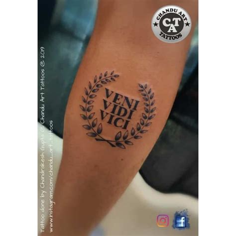 101 Amazing Veni Vidi Vici Tattoo Ideas That Will Blow Your Mind ...