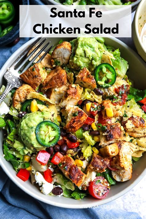Santa Fe Salad | Dinner salads, Healthy salad recipes, Main dish salads