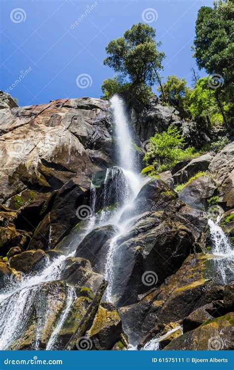Grizzly Falls, Sequoia National Forest, California, USA Stock Image ...