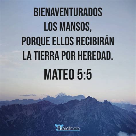 Mateo 5:5 TCB - Plenamente felices los no violentos, porque ellos ...