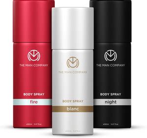 THE MAN COMPANY Blanc, Fire & Night Deodorant for Men | Long-Lasting ...
