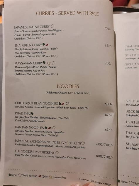 Menu at TSUKI : Asian Restaurant, Pune
