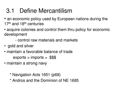 Mercantilism Definition