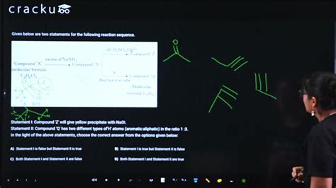[Video] Given below are two statements for the following reaction ...
