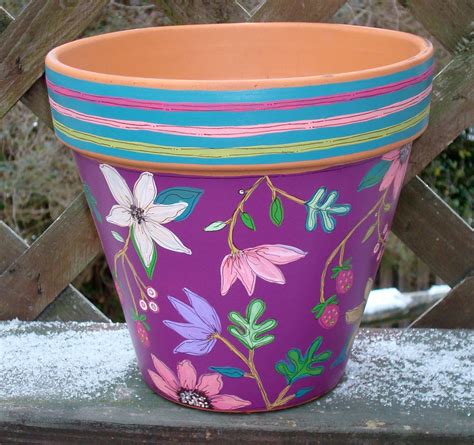 Painted Flower Pot Designs