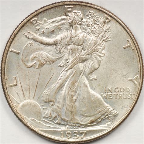 1937 WALKING LIBERTY HALF DOLLARS