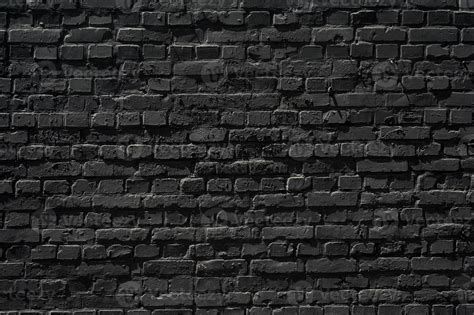 Black Brick Wall Texture