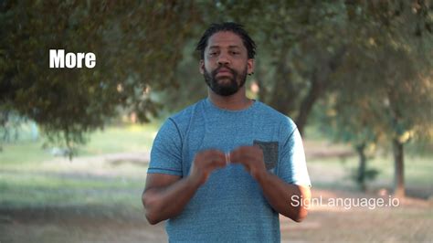 more in ASL - Example # 2 - American Sign Language