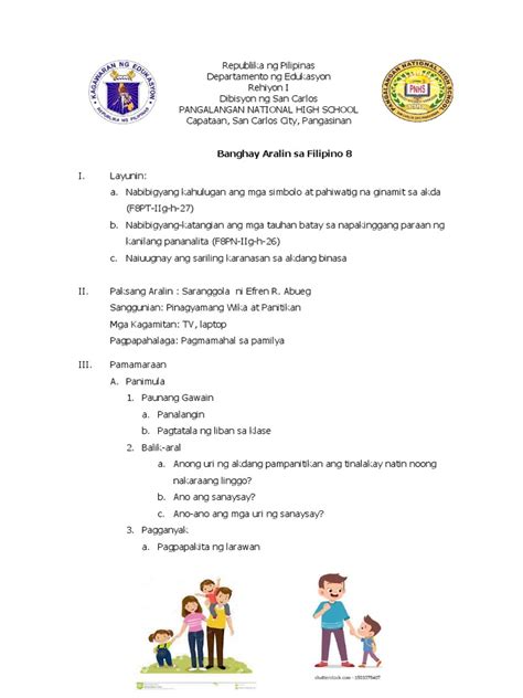 Image result for Lesson Plan for Cot Printable