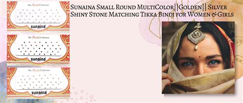 Sunaina Small Round MultiColor|Golden| Silver Shiny Stone Matching ...