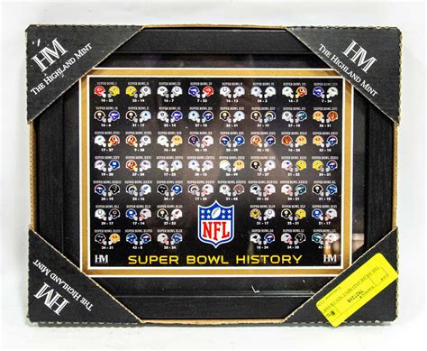 THE HIGHLAND MINT NFL FRAMED