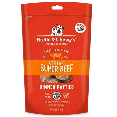 Stella & Chewy's Stella's Super Beef Dinner Patties Freeze-Dried Raw F