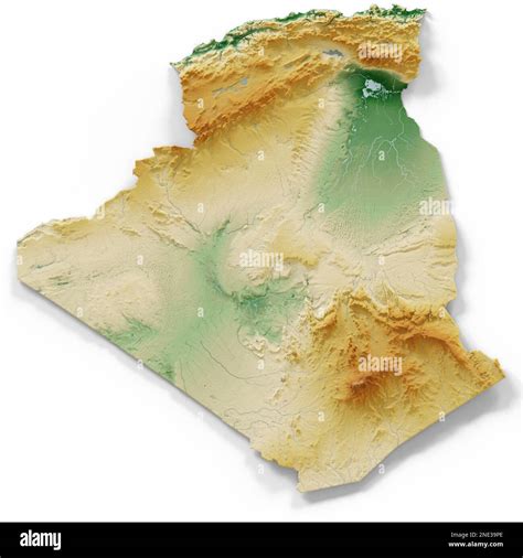 Algeria map hi-res stock photography and images - Alamy