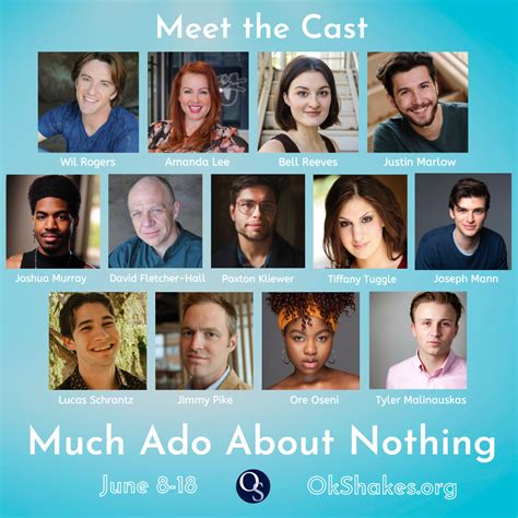 Much Ado About Nothing Playbill — Oklahoma Shakespeare