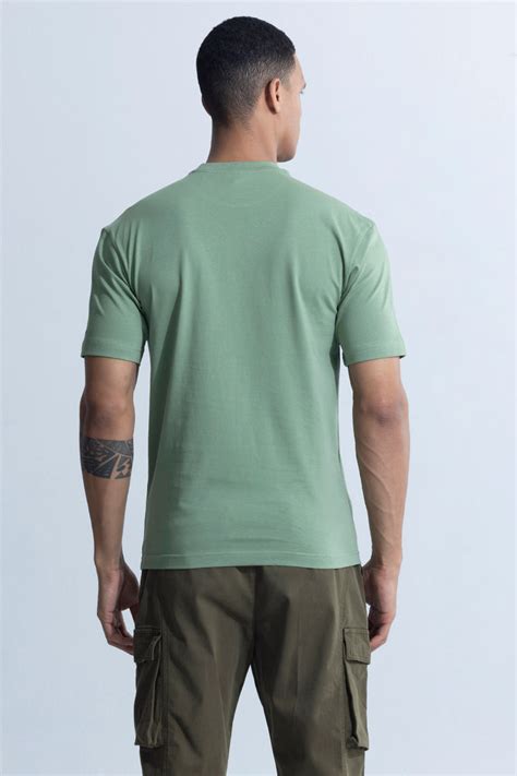 Buy Men's CoreComfort Green T-Shirt Online | SNITCH