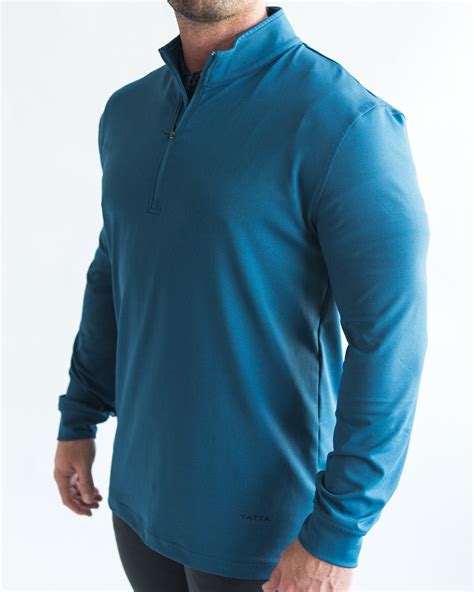 Mens Blue Quarter Zip Sweater. Butter-Soft Quarter Zips. Only $49.95 ...