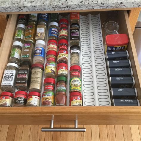 Drawer spice rack from Ikea. Spice Storage Drawer, Spice Organization ...