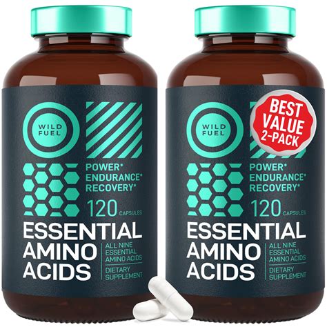 Amazon.com: Essential Amino Acids Supplement For Women And Men - All 9 BCAAs Amino Acid Complex ...