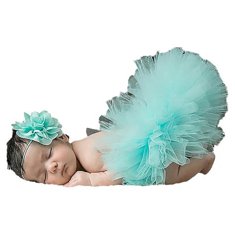 MOMISY Baby Photography Props, Skirt & Headband for Kids Parties Anniv ...