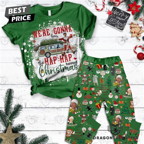 National Lampoon Christmas Vacation Merry Christmas Pajamas Set ...